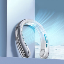 Nieuwe hangventilator, draagbaar, oplaadbaar, klein, USB, stil, om de nek te hangen, gelakte buitenventilator, woondecoratie, kerstcadeaus,
