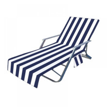 Zwembadstoelhoes, draagbare ligstoelhoes voor strand, handdoekhoes, 75 x 199 cm