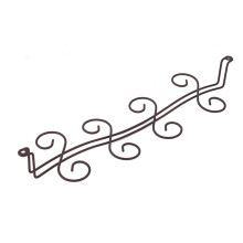 Wine Rack Frame Hanging Shelf Coat Hangers Cabinet Stemware Glass Drying Display