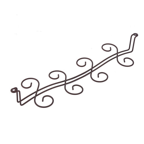 Wine Rack Frame Hanging Shelf Coat Hangers Cabinet Stemware Glass Drying Display