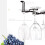 Wine Rack Frame Hanging Shelf Coat Hangers Cabinet Stemware Glass Drying Display 4