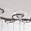 Wine Rack Frame Hanging Shelf Coat Hangers Cabinet Stemware Glass Drying Display 3