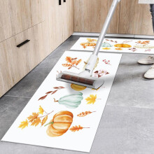Alfombra de entrada antideslizante con diseño de calabazas de Halloween y Acción de Gracias de Lmueinov para interiores, ideal para el hogar,
