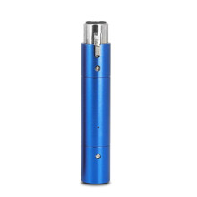 MINI Dynamic Microphone Amplifier Preamplifier 28DB Gain with All-Directional Pickup Gain Single Channel Activator Blue