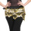 TureClos Belly Dance Waist Chain Black Gold 7