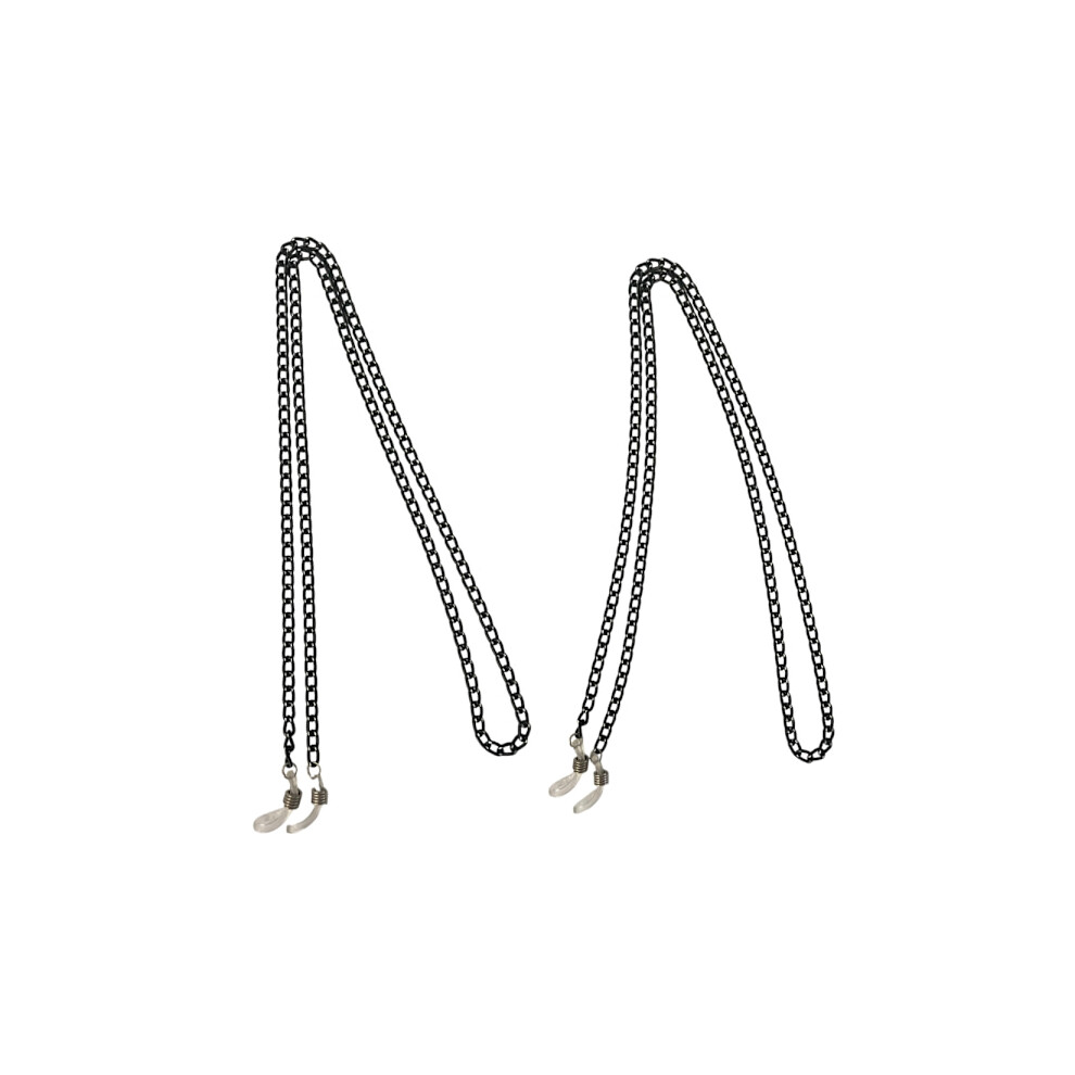 2 Pcs Senil Cord Eyeglass Cord Eyeglass Chain Eyeglass Cord - Black 9773935022850