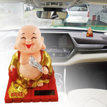 Bluethy Buddha szobor kreatív, deformálódásmentes műanyag belső műszerfal dekorációs játék autóhoz