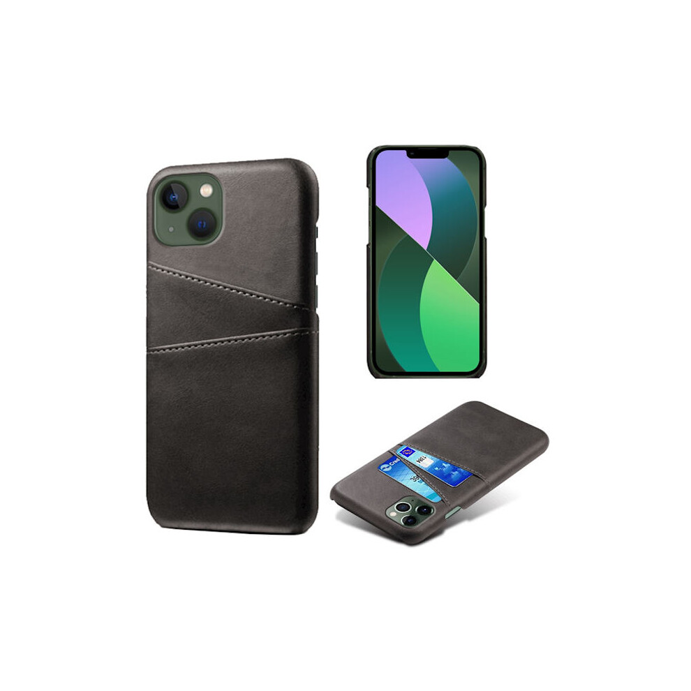 Leather Case With Card Slot Compatible With Iphone 15 Black 9773935024717