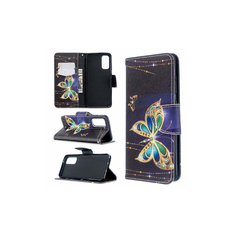Wallet Case Compatible With Xiaomi Mi 10T Pro - Butterfly Gold 9773935024441