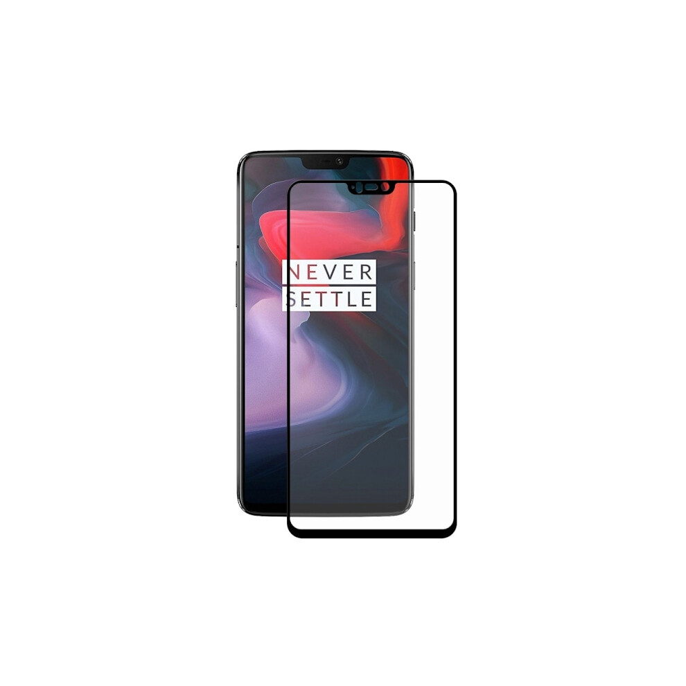 Compatible With Oneplus 6 Full Coverage 3D Tempered Glass Screen Protector 0.2Mm Transparent 9773935024953