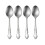 Oneida Dover Dinner/Oval Soup Spoon, Set of 4 1