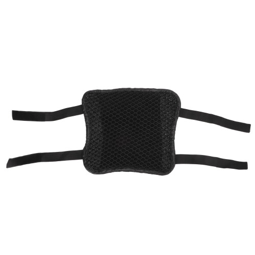 3D Double Layer Motorcycle Seat Cushion Black S Breathable Shock Absorption 1