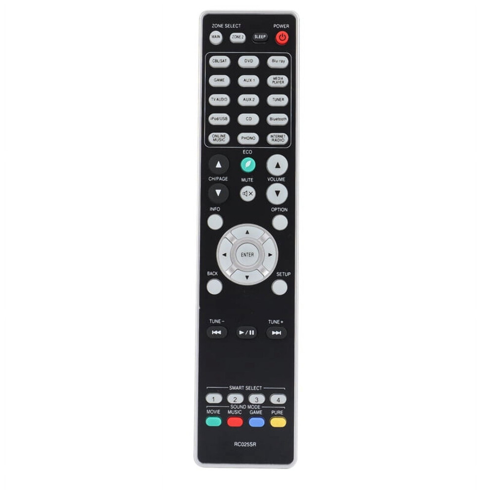 Rc025sr Replacement Remote Fit For Av Surround Receiver Sr6010 Sr6009 Sr6010 Sr6011 And Sub Rc024sr Nr1605 9389440704015