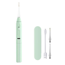 Ear Wax Removal Tool With LED Light, Upgraded Ear Cleaning Tool With Built In Storage Space Rechargeable Battery And Replaceable Spoon Heads For Kids