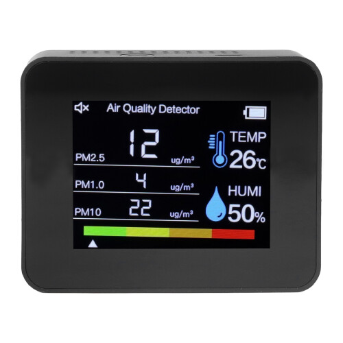 Ανιχνευτής CO2 εσωτερικού χώρου με οθόνη LCD πολλαπλών λειτουργιών, αισθητήρα 2