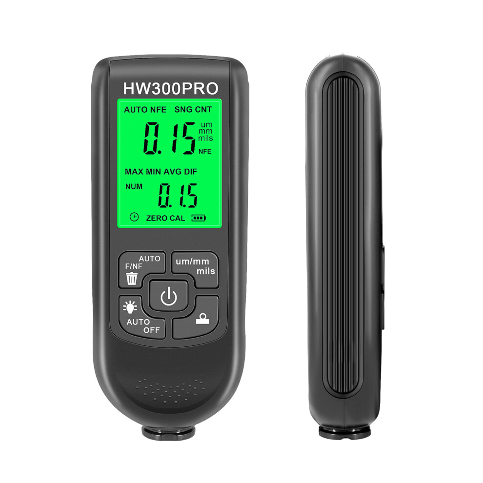 Paint Thickness Gauge For Automotive Use, Digital Display Auto Detection High Accuracy Coating Measurement Tool With Ultra Precision Resolution, Non 9358999264325
