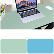 Covoraș de birou pentru calculator, piele PU, mare, ultra subțire, rezistent la ulei, impermeabil, multifuncțional, design reversibil, alunecare