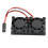 Ανεμιστήρας CPU χωρίς ψήκτρες για Raspberry Pi5 4 3B+, Κιτ ανεμιστήρα ψύκτρας με θερμικά 2