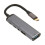 Σταθμός σύνδεσης USB C με υποδοχή μικροφώνου και έξοδο ακουστικών, διανομέας USB 5 σε 1