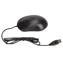 Plug-and-play gamingmuis, comfortabele ergonomische grip, 3 knoppen, bedrade USB-aansluiting voor nauwkeurige bediening, geschikt voor desktop- en