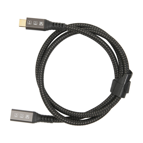 USB C Thunderbolt 4 Extension Cable Safe Fast Charging High Speed Data Transfer Durable Design For Macbook Pro External Hard Drive 1