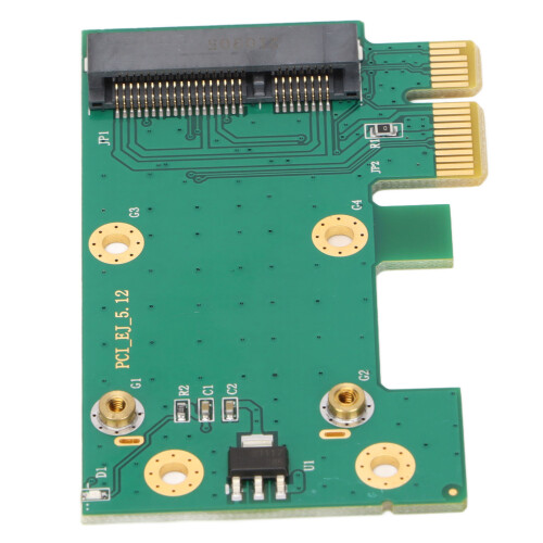 Compatível com todas as placas mini PCI-E, placa riser mini PCI-E para PCI-E com suporte para SIM tipo concha, sem necessidade de drivers e fácil 2