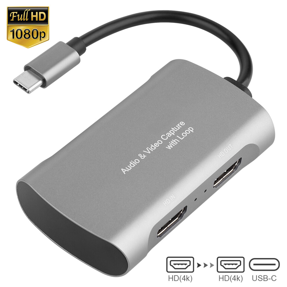 Usb 3.0 Hdmi Capture Card For Live Streaming Gaming Recording Real Time Preview Enhanced Color Depth Versatile Highly Compatible With Obs Vlc Amcap 9138057376739