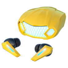 Bluetooth Headphones Wireless Earbuds With Gaming Mode Noise Cancelling Waterproof Sweatproof Led Light Touch Control Long Playtime Low Latency Stereo