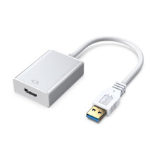 High-Definition videoadapter, USB til HDMI-konverter med eksternt grafikkort til løsninger med flere skærme, ideel til Windows 7, 8, 10, OS X og