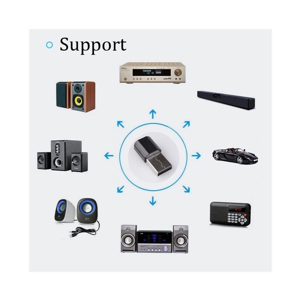 Compact Bluetooth Transmitter Receiver, Aptx Adaptive Wireless Audio Adapter For Seamless Music Streaming, Low Latency Technology Ensures Synchronized 9176269490430