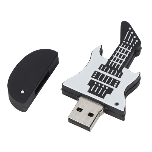 Στυλ κιθάρας USB4.0 Flash Drive από μαλακή κατασκευή PVC Γρήγορη μεταφορά δεδομένων Κομψή 2
