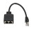 Καλώδιο προσαρμογέα Rj45Ethernet, διαχωριστής δικτύου για φυσική σύνδεση και μετάδοση 3