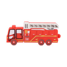 Leuke cartoon rode auto met grote opslagcapaciteit, plug-and-play USB-stick, compatibel met Vista, XP en Unix-systemen voor het maken van back-ups