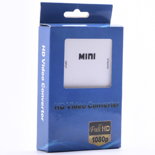 Μετατροπέας RCA σε HDMI Μετατροπέας AV σε HDMI Μίνι Σύνθετος Προσαρμογέας Βίντεο Ήχου 1