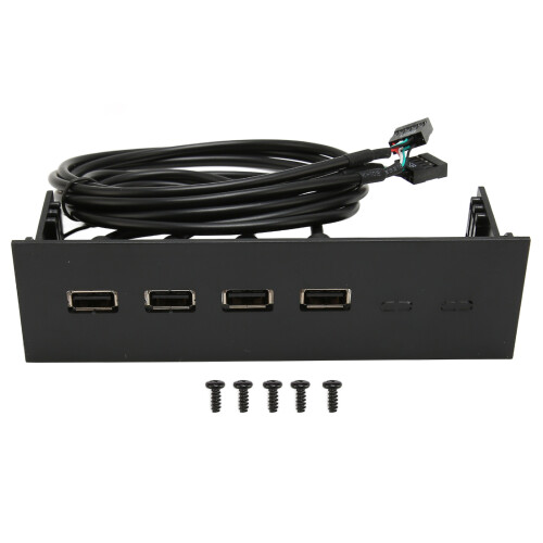Πολυλειτουργικός διανομέας USB 5,25 ιντσών στην πρόσοψη με εύκολη εγκατάσταση ήχου