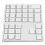 Bluetooth Extended Keypad Ergonomic Tilt Design, Rechargeable Numeric Pad For MacOS Shortcut Keys 3