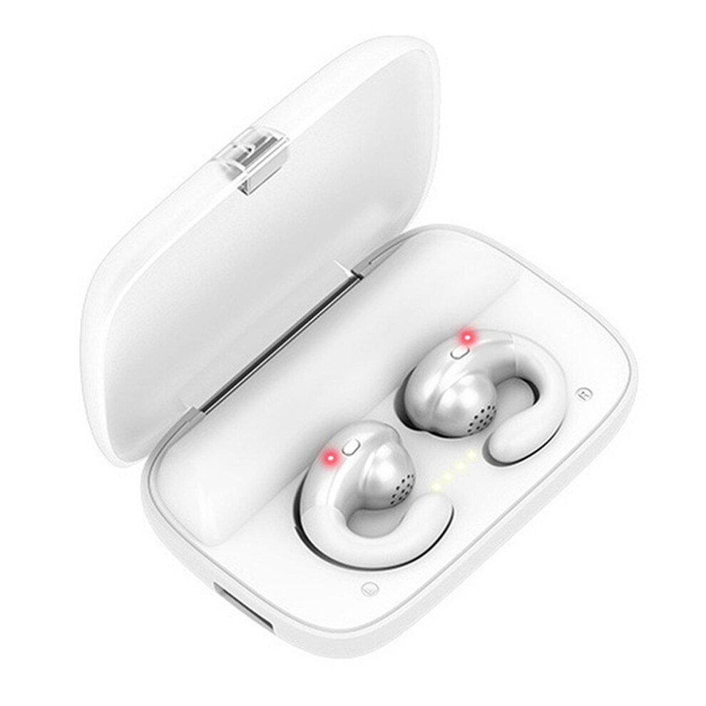Bluetooth 5.0 Ear Buds With Ear Hooks, Wireless Bone Conduction Headphones For Safe Listening, Noise Isolating Technology For Clear Audio, Lightweight 9147006722619