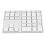 Bluetooth Extended Keypad Ergonomic Tilt Design, Rechargeable Numeric Pad For MacOS Shortcut Keys 2