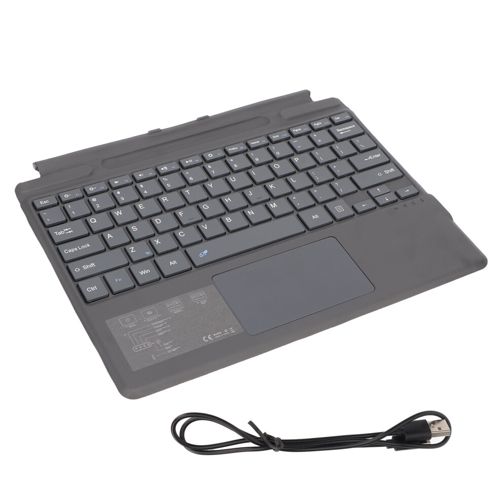 Surface Pro 3 4 5 6 7 Compatible Bluetooth Keyboard With Multi Gesture Touchpad Built In Battery 7 Color Led Backlit Ultra Slim Wireless Type Cover 9138057377835