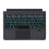 Wireless Keyboard for Microsoft Surface Devices, 7-Color Backlit with Adjustable Angle, Magnetic Attachment, Quiet Typing, Steady Bluetooth 5.0 5