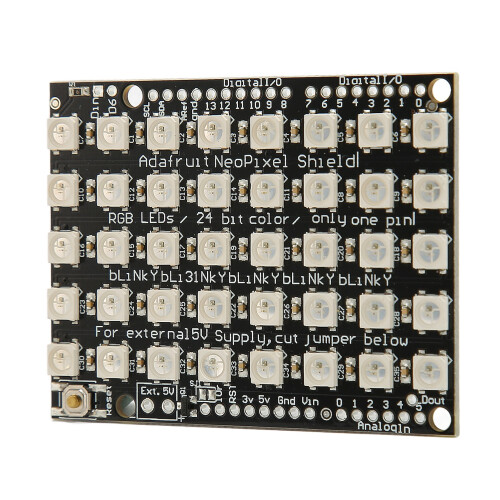 WS2812Μονάδα LED πλήρους χρώματος, Προγραμματιζόμενος ελεγκτής συμβατός για 1