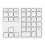 Bluetooth Extended Keypad Ergonomic Tilt Design, Rechargeable Numeric Pad For MacOS Shortcut Keys 5