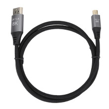 Cavo di prolunga DisplayPort 1.4 Premium 8K con G-Sync HDR, compatibilità universale, design ergonomico e campo visivo più ampio, lunghezza 1 metro