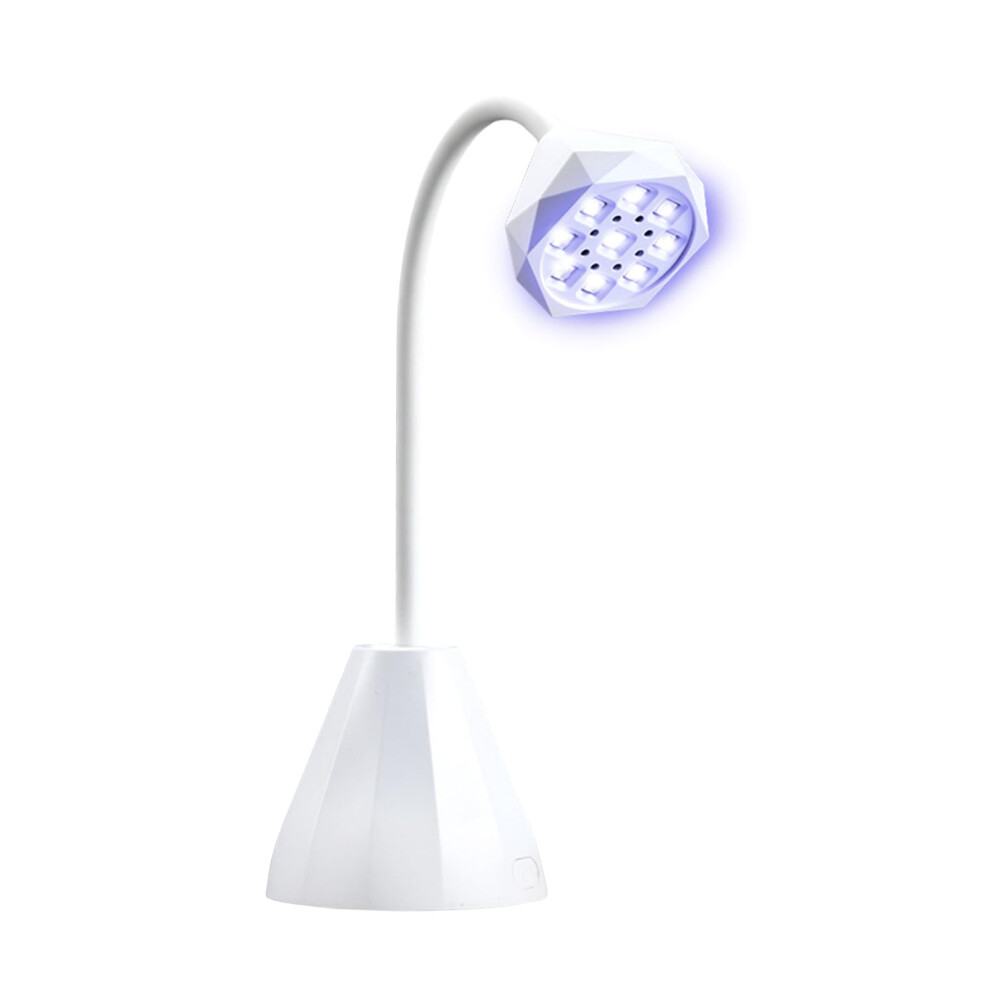 LED Nail Lamp 360 Rotatable Neck Fast Gel Drying Gel Polish Dryer for Manicure