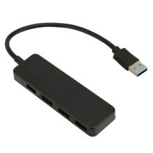 USB extender pre notebook, 4portový USB 3.0 hub ultra tenký s vysokorýchlostným prenosom dát a podporou viacerých zariadení, univerzálny USB