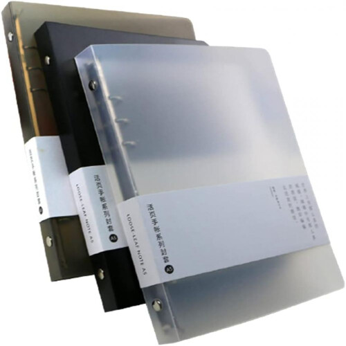 Binder Protector, High Capacity Binding For A5 A6 Sizes, Customizable Inner Papers Offer Versatility, PVC Binder Covers Guarantee Durability And Prote