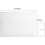 Poly Project Pocket Document Organizer voor kantoordocumentbeheer, stevige constructie, grote capaciteit, transparante plastic map met 2