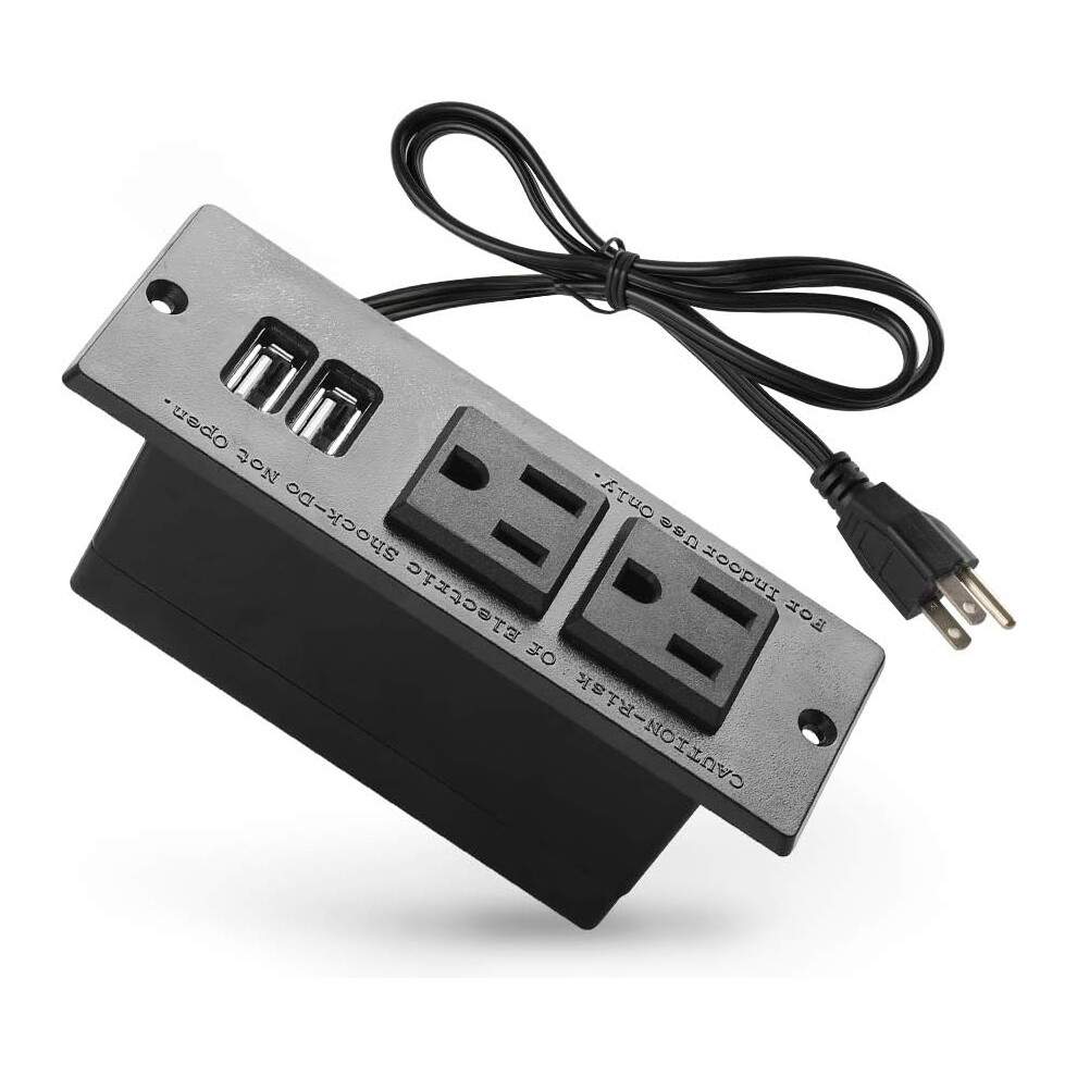 Innovative Power Hub, Desk Outlet With Usb, Flat Plug For Furniture, Anti-Fire Materials, Etl Listed For Safety, Conference Outlet Socket, Ideal For D 9176269921606