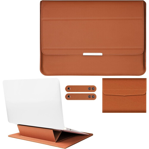 Bolsa ultrafina para laptop de 13 a 13,5 polegadas, capa leve e compacta com porta-canetas elástico oculto, à prova d'água e resistente a