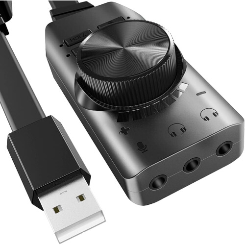 Ήχος Surround Virtual7.1, Εξωτερικός προσαρμογέας ήχου για ακουστικά παιχνιδιών, πιο